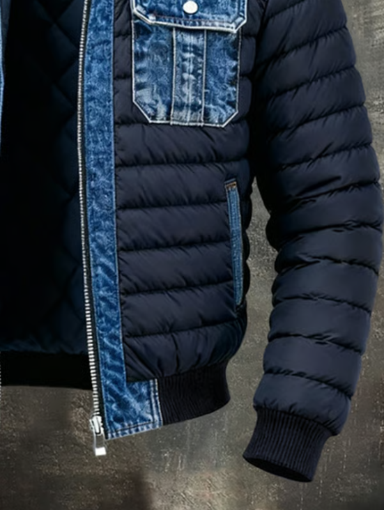 JACK HARRISON™ | All-Season Hybrid Quilted Denim Jacket